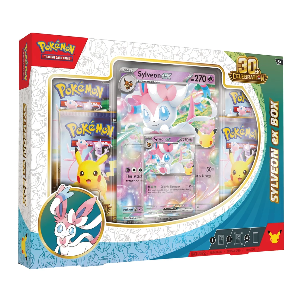 *RESERVA* Sylveon EX Box 30 Aniversario - Inglés 🇬🇧 y Español 🇪🇸