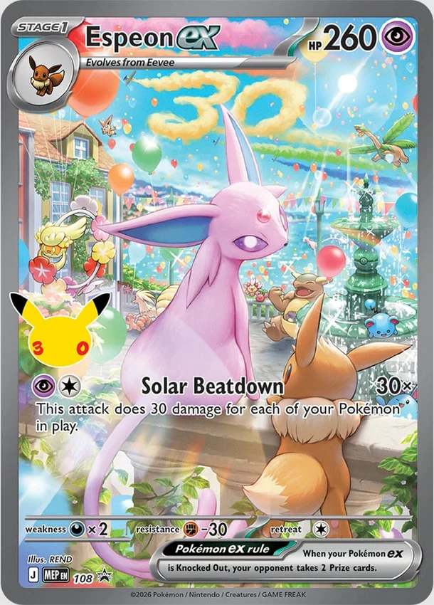 *RESERVA* Ultra Premium Collection Espeon 30 Aniversario - Inglés 🇬🇧 y Español 🇪🇸